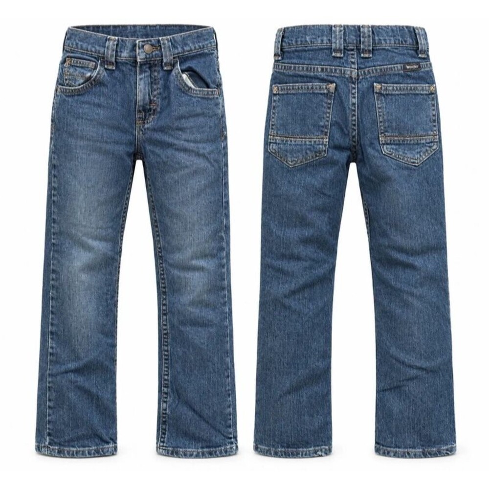 Wrangler Blue Denim Adjustable Waist Jeans like new | Size 7